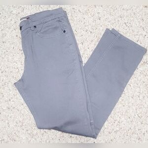 Men's Hudson & Barrow Gray Slim Stretch Pants
